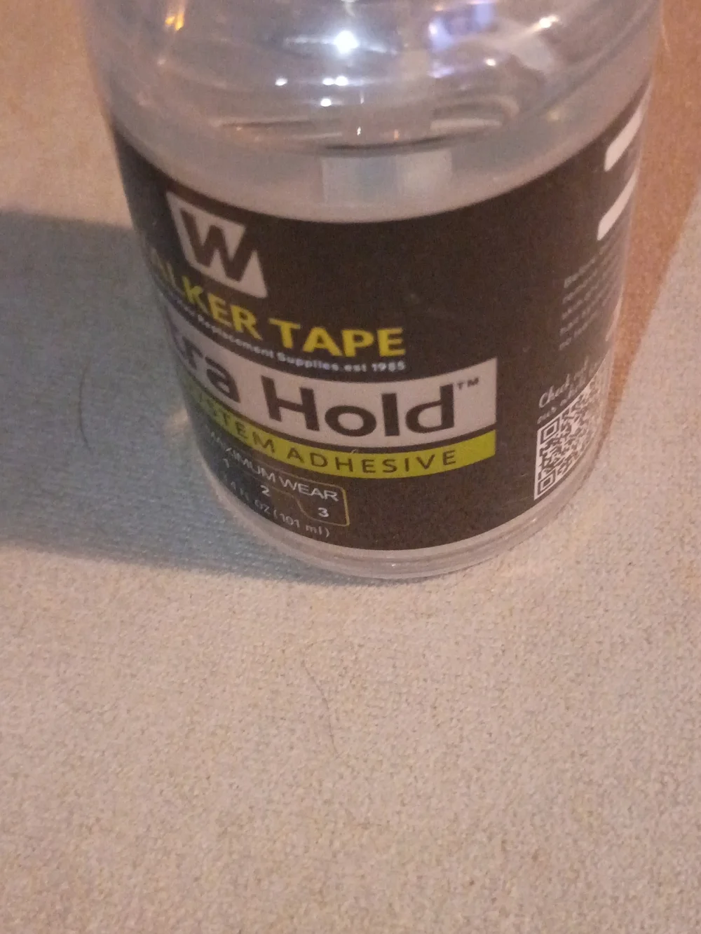 Walker Tape Ultra Hold Hair System Adhesive - Black and Yellow